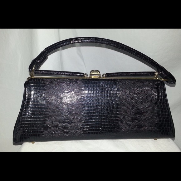 Vintage Black Clutch Purse