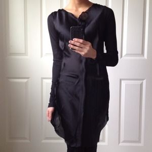 NWT Black long sleeve tunic top