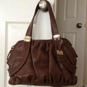 SOLD!@frances_Jessica Simpson brown double zipper