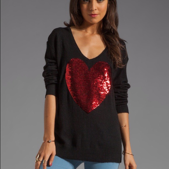 Wildfox couture white label sequin sweater!!!!