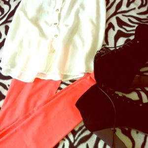 🚫SOLD🚫Neon hot pink leggings