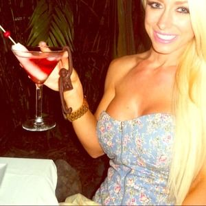 Floral strapless sun dress