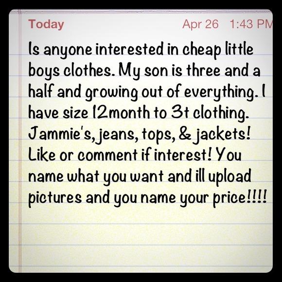 12month - 3t boys clothes