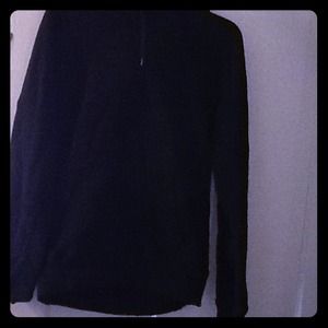 Plain black hoodie