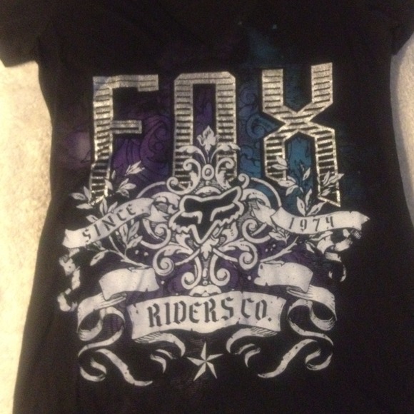 ❌SOLD❌Fox Racing V-neck Tee - Picture 2 of 3