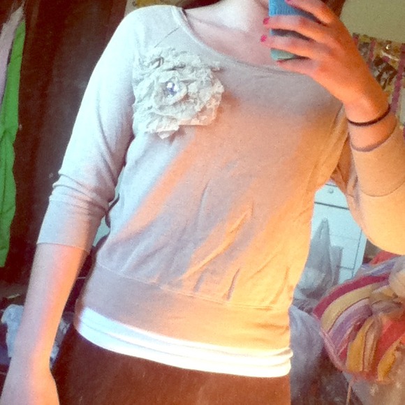 Brown sweatshirt!