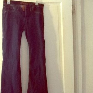 Blue bell bottom jeans
