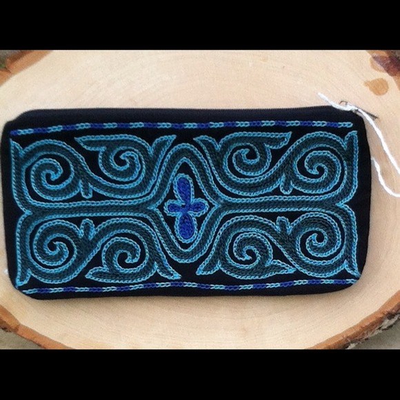 Fair Trade Embroidered Kazakh Multi Bags Wallet