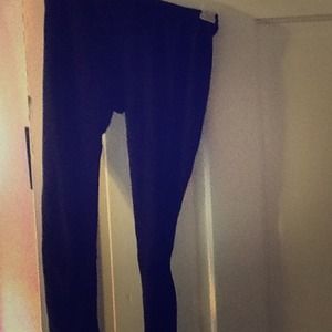 Plain black tights