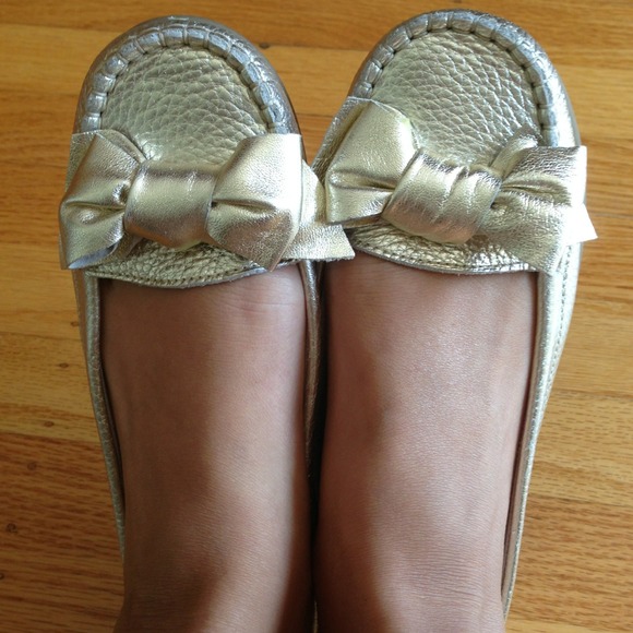 J. Crew bow flats