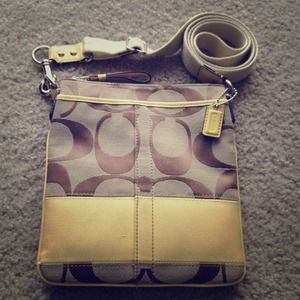 Coach cross-body purse
