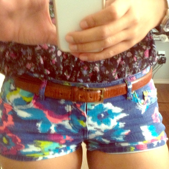 Brown leather buckle belt 😊