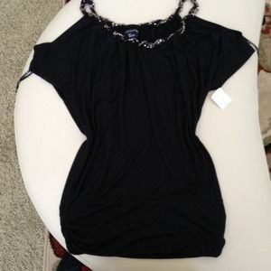 Forever 21 Knit top in black