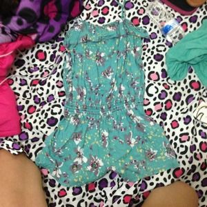 Triple cherry romper