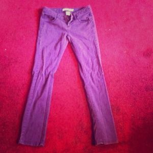 Purple skinnies and pink shoe bundle