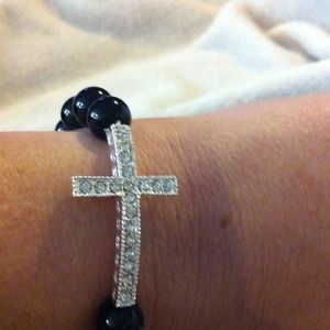 🚫🚫Bundled Black cross bracelet