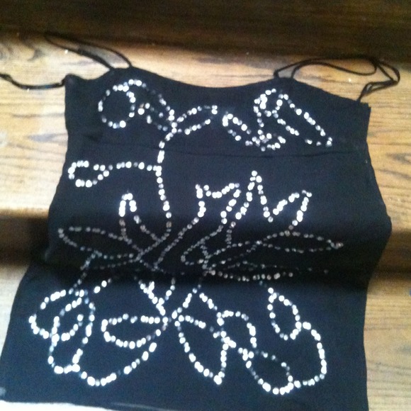Chic sequin spaghetti strap top from Macy's!