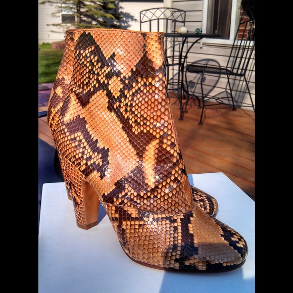 Python Ankle Boots
