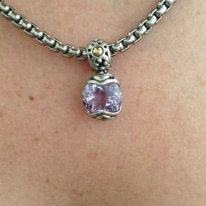 Authentic John Hardy amethyst pendant