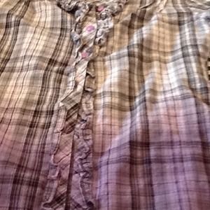 A plaid T-shirt