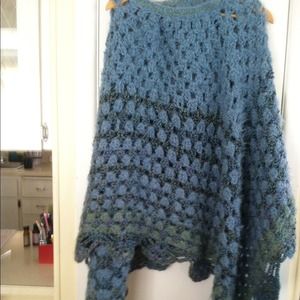 Martha Stewart jail pattern crochet poncho