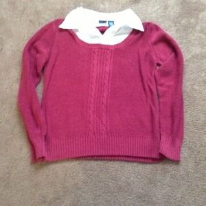 Burgendy red sweater