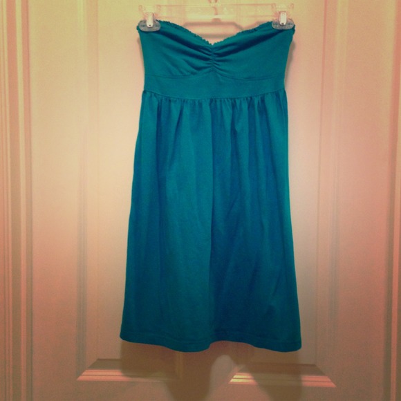 Forever 21 Dresses & Skirts - 🚫Sold🚫✨Reduced✨Strapless teal green dress