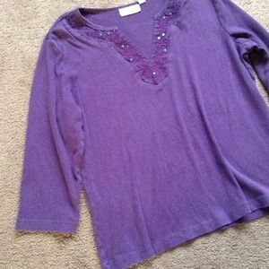Cute purple dressy top
