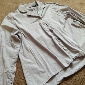 Lilac purple button down collared shirt