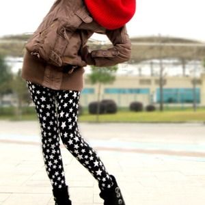 🌞Black Star Leggings.