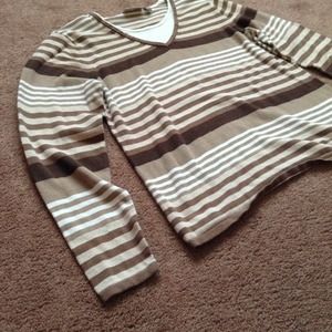 Shades of brown sweater like top