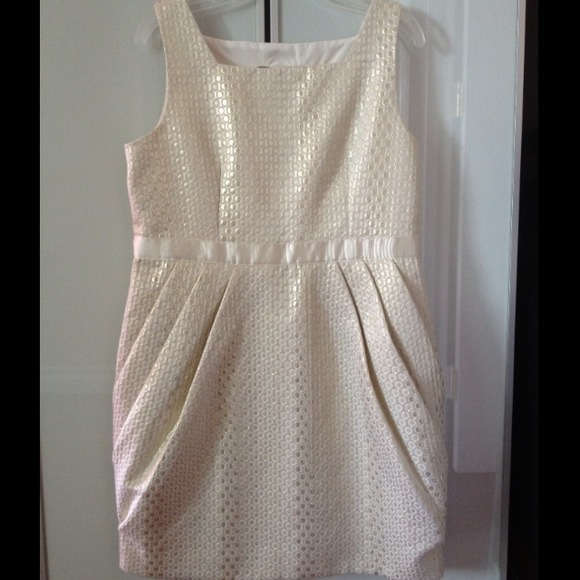 Girls cream dress
