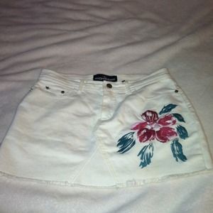 White denim skirt!!!💋💋💋