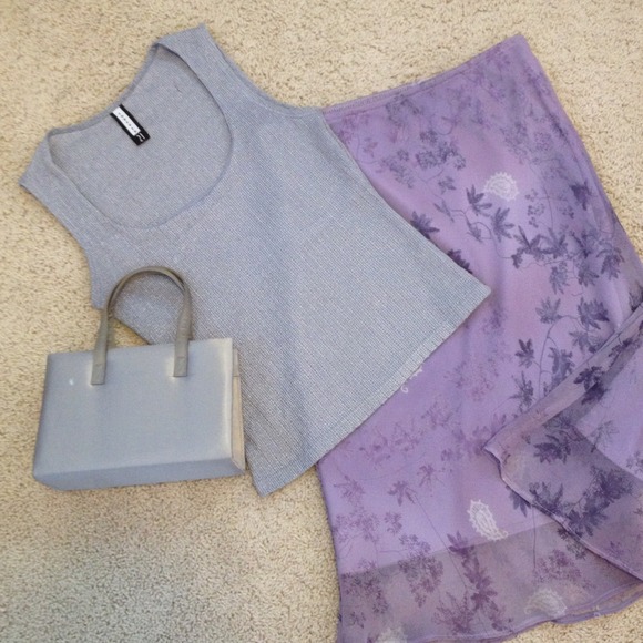 Silver Dressy Purse