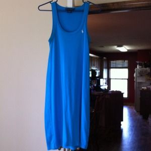 Blue sleeveless Polo sundress!!