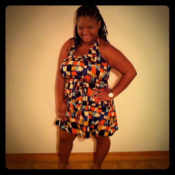 🚫SOLD🚫 Multi color race back dress