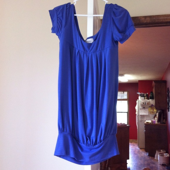 Cute purple colored bubble dress!