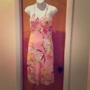 DOLCE & GABBANA pink sundress Small beautiful!