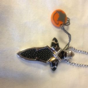 Alan K Stingray and 925 Silver Pendant/Necklace.
