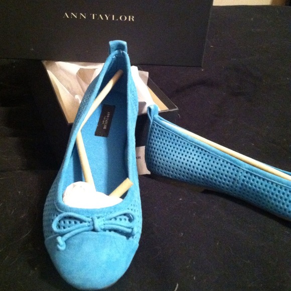 Ann Taylor Shoes - ANN TAYLOR Perfect Suede Ballet
