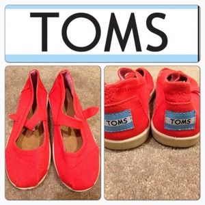 Toms Mary Jane Red
