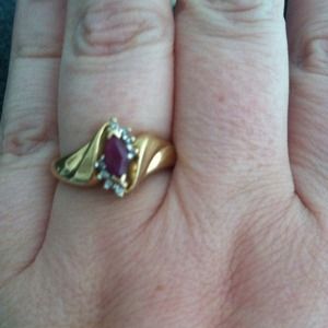 🌟🌟🌟RESERVED🌟🌟🌟Ruby & emerald ring