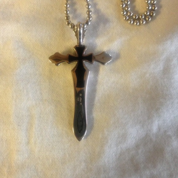 Alan K 925 Silver Pendant 30inch 925 silver chain - Picture 3 of 4
