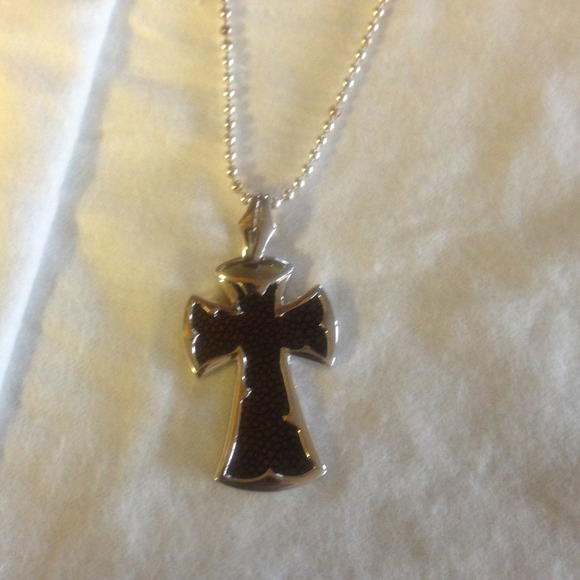 Alan K Stingray Leather, 925 silver Pendant/Chain - Picture 4 of 4