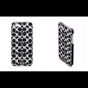 Coach Signature Black & White iPhone 5