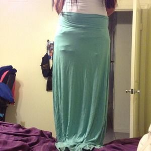 ❌❌reserved❌❌Mint maxi skirt