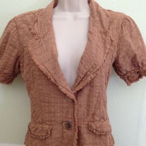 Short sleeve blazer