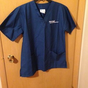 Frontline scrub top