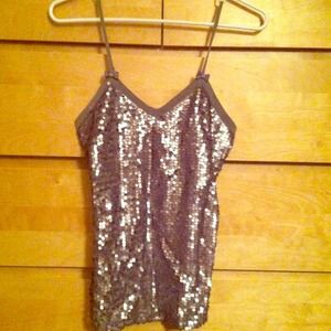Flirty sequin tank
