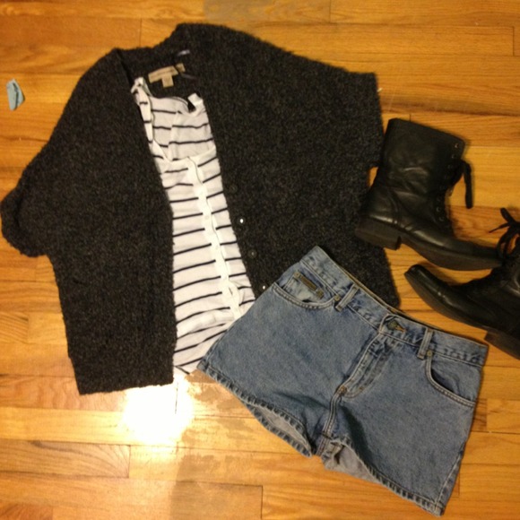 Oversized Grey Cardigan